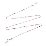 Eyeglass Chain Holder Strap for Reading glasses & Sunglasses with Swarovski Crystal