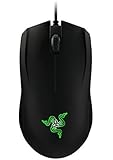 Razer Abyssus Essential Ergonomic Ambidextrous Gaming Mouse (3500 DPI Optical Sensor, Three Programmable Buttons and Three Colours Lighting) - Black