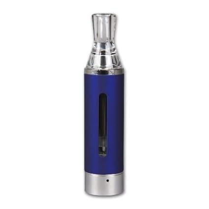 Clearomizer Silver Cig Evod 1,6 ml 1,8 Ohm aus Metall Glas in blau