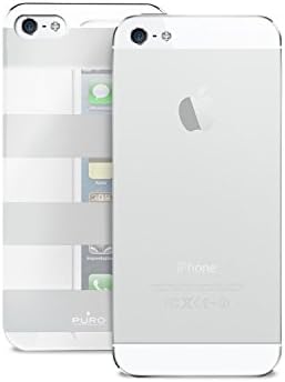 New Puro Cover Silver Stripes Cover Skin Light Weight Skinny For iPhone 5s