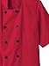 Five Star 18025 Unisex Short Sleeve Chef Jacket (Red, XXXXX-Large)