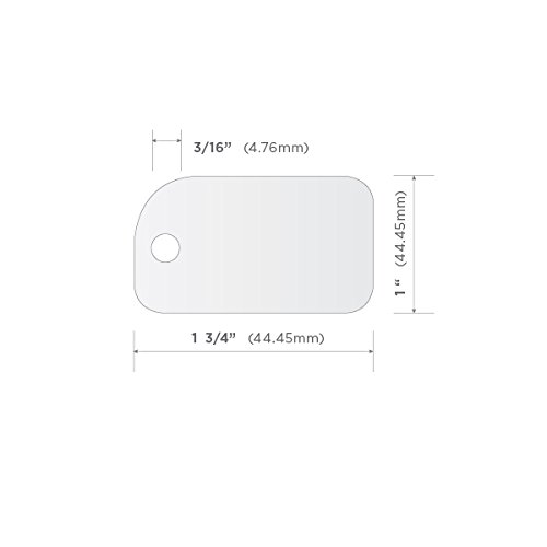 Dynotag Web Enabled Smart Mini Fashion ID Tags, with DynoIQ & Lifetime Recovery Service. 3 Identical Tags for Gear (Find Me!)