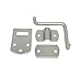 Pkg of (4) Corner Gate Latch Sets for Stake Body Gates - Clear Zinc