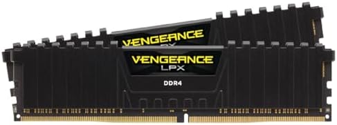 CORSAIR Vengeance LPX DDR4 RAM 32GB (2x16GB) 3200MHz CL16-20-20-38 1.35V Intel AMD Desktop Computer Memory - Black (CMK32GX4M2E3200C16)