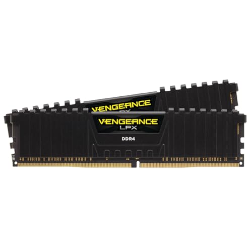 Corsair Vengeance LPX DDR4 RAM 32GB (2x16GB) Bis zu 3200MHz CL16 Intel XMP 2.0 Computerspeicher - Schwarz (CMK32GX4M2E3200C16)