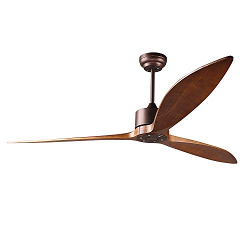 reiga 165CM DC Motor Modern Smart Ceiling Fan with Google Home Alexa App Remote Control 6 Speeds, Timer for Kitchen, Patio, Living Room