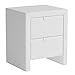 Baxton Studio Frey Upholstered Modern Nightstand, 21.5