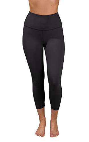 90 Degree By Reflex High Rise And Shine Capri Black L (736983171924)