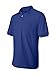 Men's 5.2 oz Hanes STEDMAN Blended Jersey Pocket Polo,Deep Royal,XL