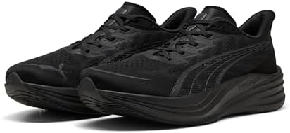 Scarpe da Corsa Unisex Darter PRO 2, Nero-Grigio Scuro Piatto, Taglia 40, Puma Nero Piatto Grigio Scuro, 41 EU