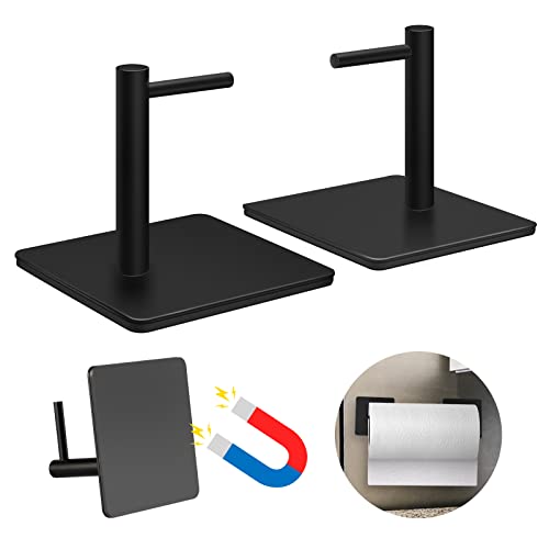 Paper Towel Holder Refrigerator Black Heavy Duty Stainless