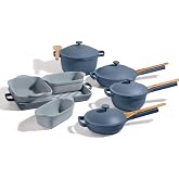 Our Place Ultimate Cookware Set, 18-Piece Nonstick Cookware &amp; Bakeware Set | Ceramic cookware set: Always Pan, Perfect Pot, spatulas, bakeware set &amp; griddle pan; nonstick; induction &amp; oven safe to 450&deg;F