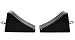 MaxxHaul 50011 Rubber Wheel Chock with Eyelet (6-1/2" x 3-3/4" x 4"), 2 Pack