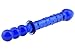 Wowlife SUPER LONG STRONG sex stimulator Blue Glass Dotted Dildo Dilddo Anal Plug for Women Crystal Masturbator for Moman Glass Pleasure Wand Double Head Design for G-spot Stimulation
