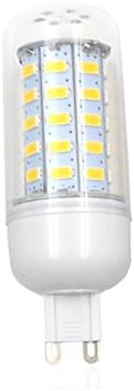 AngelaKerry 56LED(8W) white G9 LED Lamp Corn Light Bulb for Indoor Home Decorative-220v