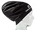 Long Hair XL Swim Cap - Silicone Swimming Cap for Dreads, Afros, Dreadlocks, Braids - Keep Hair Dry While Bathing - Gentle, Doesn't Pull (Black, Large)