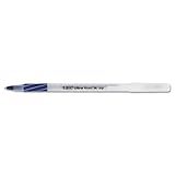 Ultra Round Stic Grip Ballpoint Stick Pen, Blue Ink, Medium, Dozen, Sold as 1 Dozen