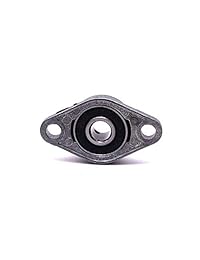 Juego de tornillos de plomo T8 de 12.992 in y 0.315 in, tuerca de cobre, acoplador y bloque de cojinetes para impresora 3D de LinGLONG