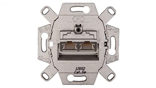 Berker/B.Quadrat Connection Box Double UAE 8/8-Pin Cat. 5e Mechanism 534555 hager Polo 5907561812347