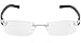 Tag Heuer Eyeglasses Track S TH7644 TH/7644 011 Pure Black TagHeuer Rimless 56mm