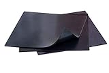 Silicone Rubber Sheet 6x6-inch by 1/16 Black [3-pack] Duro Shore A65/ High Temperature Heavy Duty for Gaskets DIY Material Supports Leveling Sealing Bumpers Protection Abrasion Covers