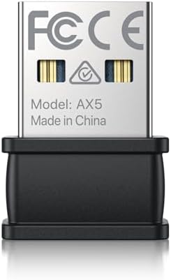 BrosTrend AX300 Nano USB WiFi 6 Adapter, USB WiFi Adapter for Desktop PC Laptop, Portable USB Wireless Adapter WiFi Dongle for Windows 11/10/7, 2.4GHz Only, 286Mbps, WiFi 6 USB Easy Setup, NOT for Mac