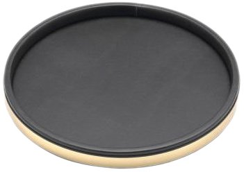 Kraftware Black with Polished Brass