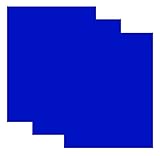 SISER EasyWeed Heat Transfer Vinyl HTV for T-Shirts 12 x 15 Inches 3 Precut Sheets (Royal Blue)