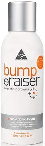 Bump eRaiser Triple Action Lotion 3 in 1 for Shaving Rash Ingrown Hair Treatment, Razor Bumps and Razor Burns