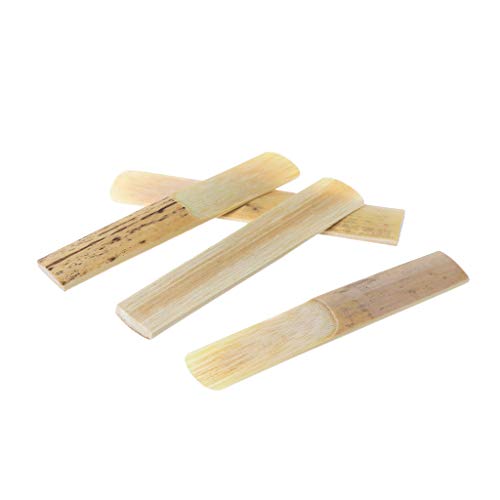 Abicial 10pcs 2.5 Strength Clarinet Reeds Music Instrument Part Traditional Bamboo Reeds