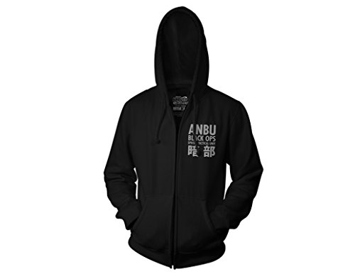 Ripple Junction Naruto - Shippuden Anbu Black OPS Adult Zip Hoodie Large Black