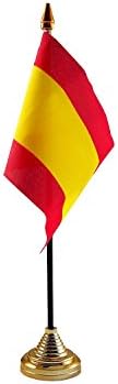 Retail Zone 6X Spain No Crest Hand Table Or Waving Flag Spanish Party Pack