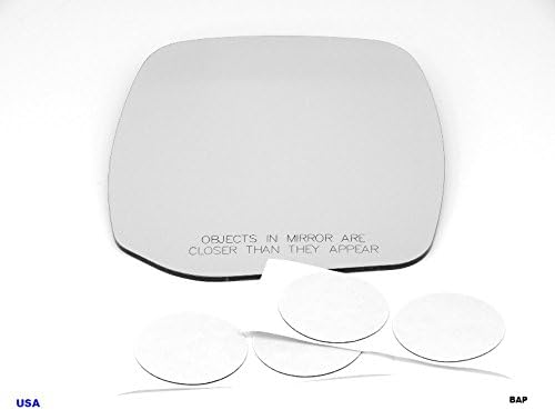 Fits 13 Inf QX56, 14-16 Inf QX80 Right Passenger Mirror Glass Lens Models with Signal in Housing