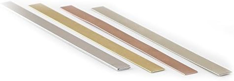 Stamping Out Loud 3/8 inch by 5.5 inch Cuff Bracelet Blanks (Squared Ends) in 24G Brass (Quantity 10)