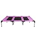KOPEKS - Elevated Indoor Outdoor Portable Bed - Extra Large Size Pink Color