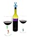 Reusable Wine Glass Marker Charms With Bottle Stopper Set Happy Mothers Day Gift Multi-Colors Wine Accessories - 3.30