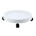 T4U 12.5 Inch White Plant Dolly Planter Caddies with Wheels Pack of 4, Plastic Flower Pot Stand Set Indoor Outdoor, Movable Planter Stand Plant Rack on Rollers Planter Trolley Casters Rolling Traythumb 1