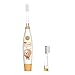 kids& Baby Toothbrush Electric Sonic Battery Powered With Smart Timer and Colorful LED, Baby &kids Electric Toothbrushes—Baby Sonic Toothbtush(BLUE) (Orange)