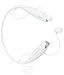 Bastex Bluetooth 4.0 Wireless Headset Hands-Free Neckband Sports Stereo Universal Headphone with Microphone for Smartphones and Other Bluetooth Devices [White]
