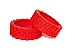 Hexnub Sphero Ollie Monster Tyres Designed for Traction (Red)