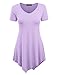 LL Womens Short Sleeve Trapeze Tunic Shirt - Made in USA