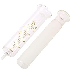Jiaxix 5 Pack 20ml Glass Syringes With Caps