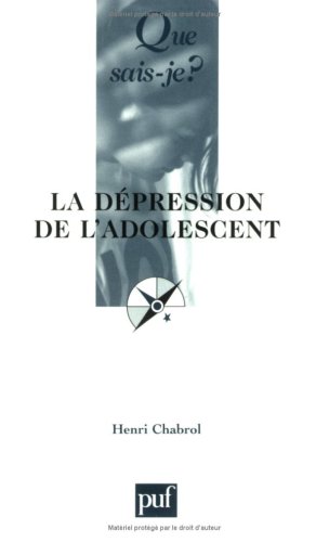 La  dépression de l'adolescent
