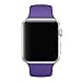 Apple Watch Band, Perman Sports Comfort Smooth Silicone Smart Watch Replacement Bracelet Strap Band Watchband for Apple Watch 38mm Dark Purple