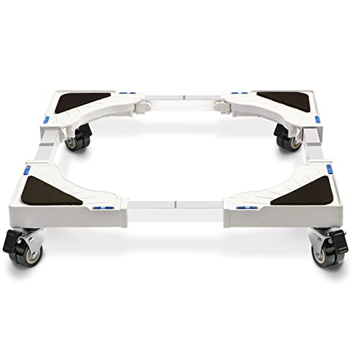 Nefish Furniture Dolly Adjustable Mini Fridge Stand Dolly Cart with 4