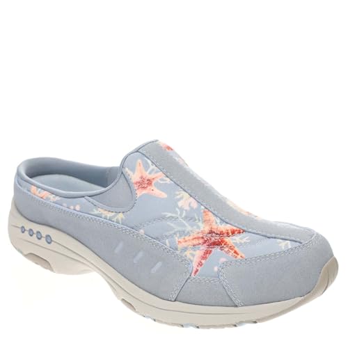 Easy Spirit Traveltime Women's Slip On, 6.5 B(M) US, Blue-Seashell