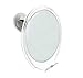 JiBen Fogless Shower Mirror with Power Locking Suction Cup, Built-in Razor Hook and 360 Degree Rotating Adjustable Arm, Personal Fog Free Bathroom Shaving Mirror (Clear)