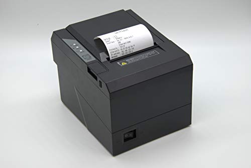 IdleTech Thermal Receipt Printer – USB 3 1/8″ 80mm Receipt Printer – Thermal Printer Auto-Cutter ESC/POS – Perfect for Windows System – Used in Restaurants, Shopping Malls, Gas Stations, Takeaways