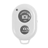 UFCIT(TM) Wireless Camera Bluetooth Self-timer Remote Shutter Controller For IOS Android Smartphone Tablet (White)