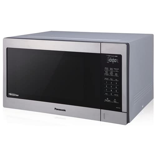 Panasonic NN-SC73LS 1.6 cu ft 1200W Auto Defrost Unique Inverter Technology Microwave (Renewed)